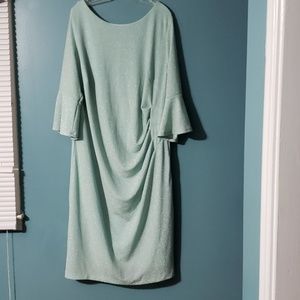 Sparkling dress with side ruching